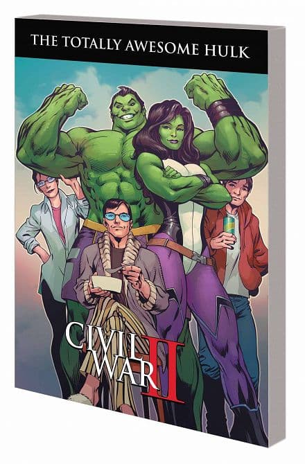 Cover Art for TOTALLY AWESOME HULK TP VOL 02 CIVIL WAR II