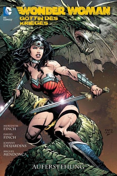 Cover Art for WONDER WOMAN-GÖTTIN DES KRIEGES