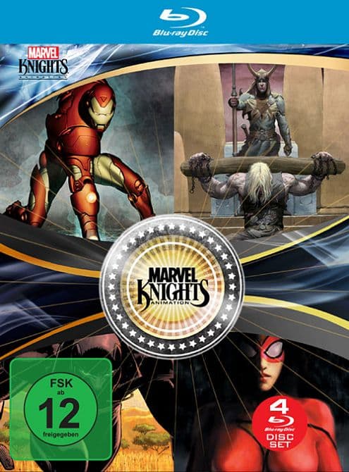 BR BOX Marvel Knights Collection Box ( OmU ) ( 4 Blu-Rays )