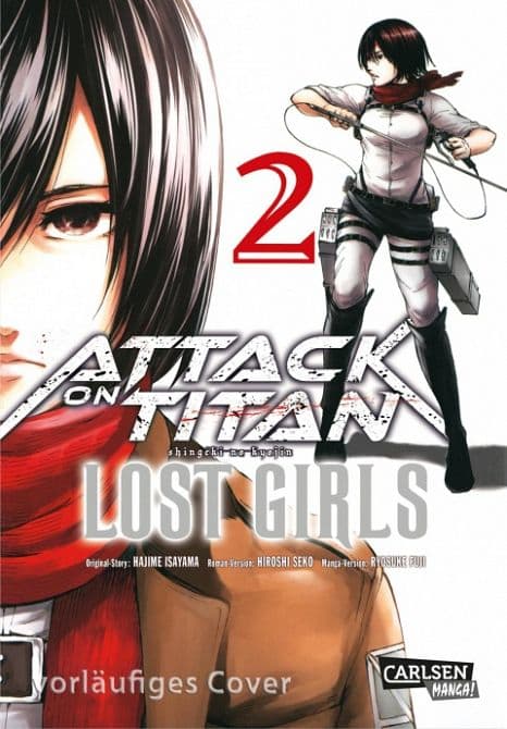 Cover Art for ATTACK ON TITAN-THE LOST GIRLS