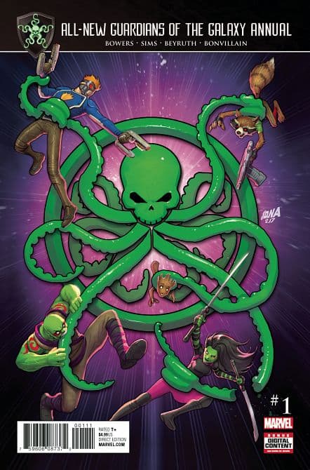 Cover Art for ALL NEW GUARDIANS OF GALAXY ANNUAL