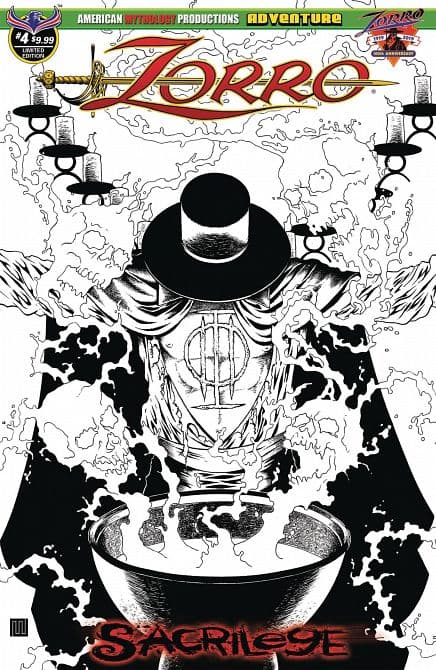 Cover Art for ZORRO SACRILEGE
