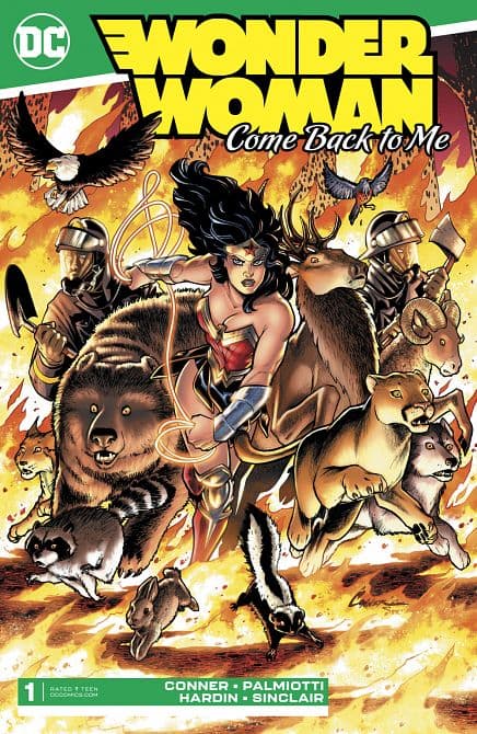 Cover Art for WONDER WOMAN COME BACK TO ME