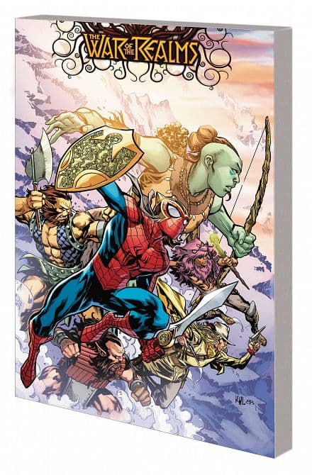 Cover Art for WAR OF REALMS AMAZING SPIDER-MAN DAREDEVIL TP
