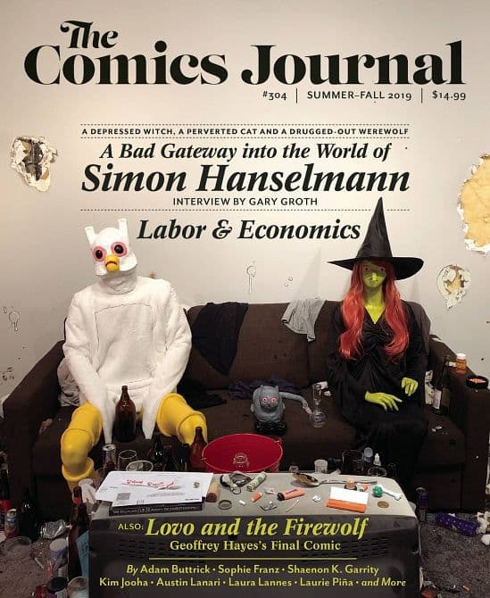 Cover von COMICS JOURNAL #304