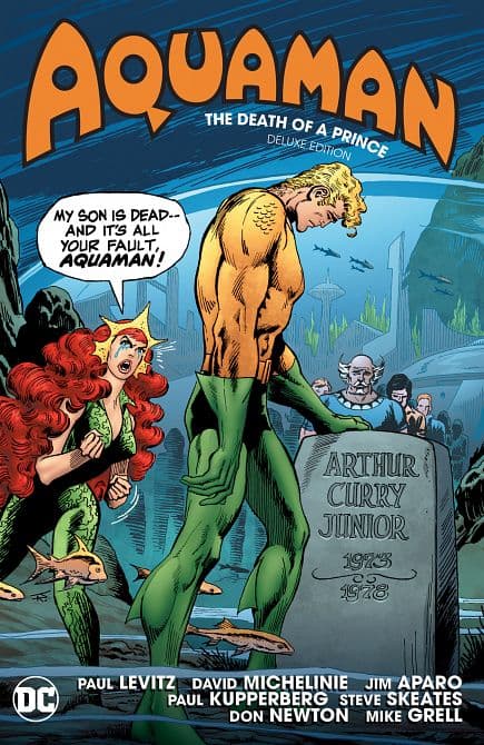 Cover Art for AQUAMAN DEATH OF A PRINCE DLX ED HC