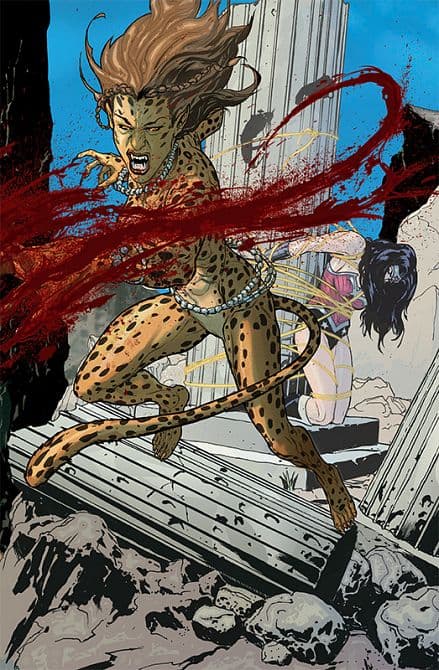 Cover Art for WONDER WOMAN GEGEN CHEETAH ( HC )