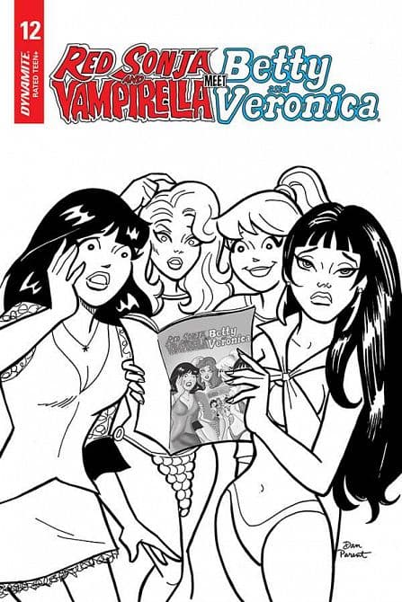 Cover Art für RED SONJA VAMPIRELLA BETTY VERONICA