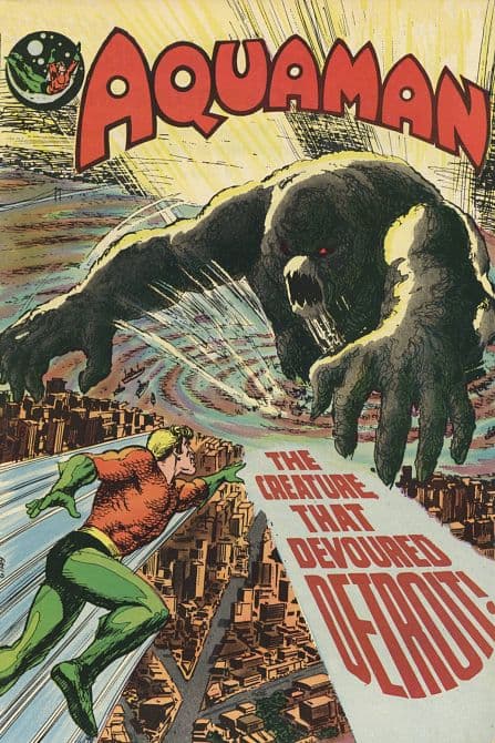 Cover Art for AQUAMAN DEADLY WATERS DLX ED HC