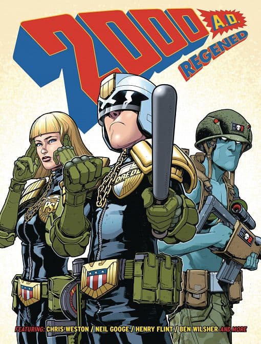 Cover Art for 2000 AD REGENED TP