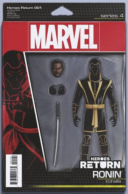 HEROES RETURN #1 – Christopher Action Figure Variant Cover