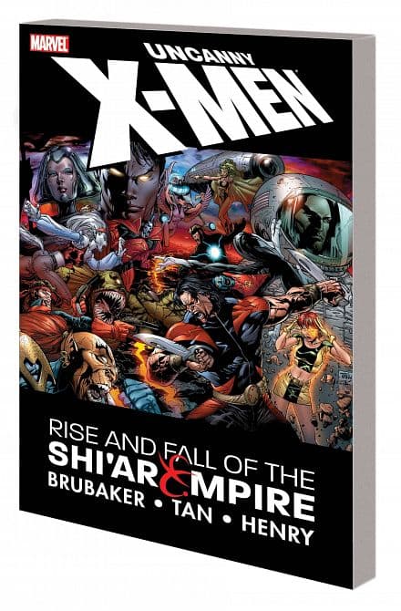 Cover Art for UNCANNY X-MEN RISE FALL SHIAR EMPIRE TP