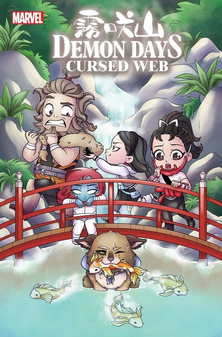 DEMON DAYS CURSED WEB #1 – Garbowska Variant Cover