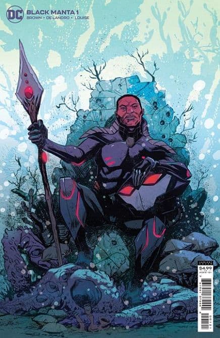 BLACK MANTA #1 – Cvr B Sanford Greene Card Stock Variant Cover