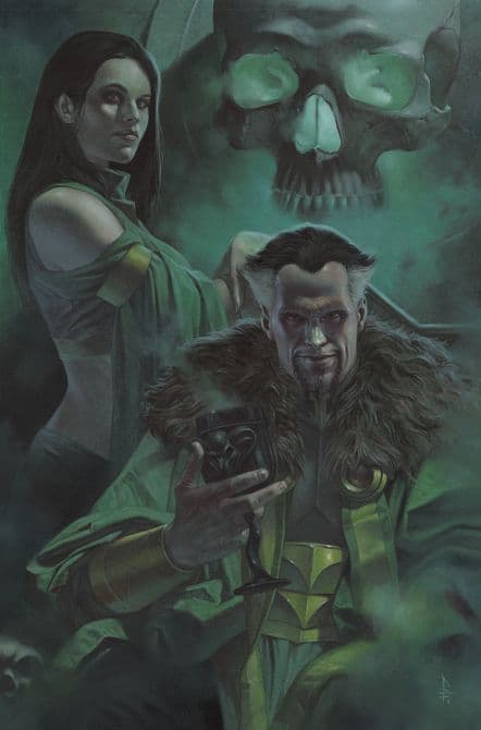 GOTHAM CITY VILLAINS ANNIVERSARY GIANT #1 – ( One Shot ) Cvr E Riccardo Federici Ra's and Talia Card Stock Variant Cover