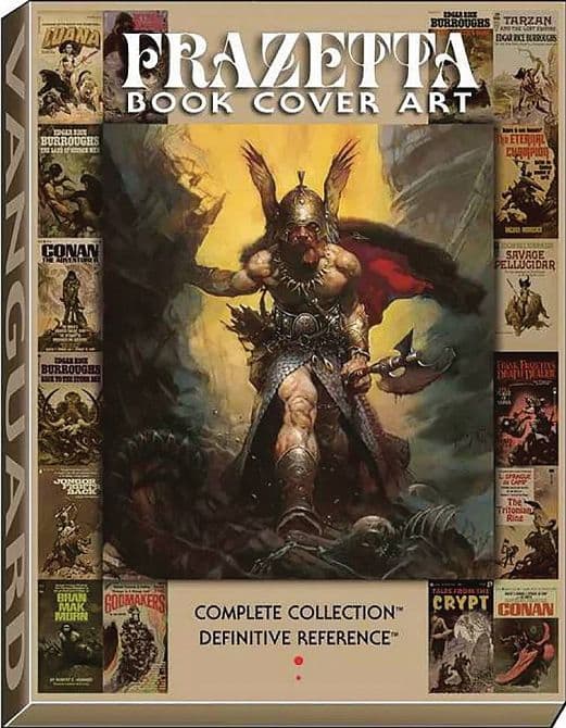 FRAZETTA BOOK COVER ART DELUXE SLIPCASE PREVIEWS EXC HC