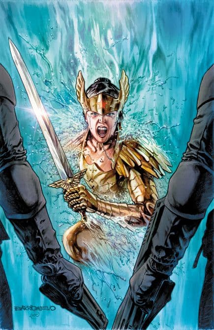 Cover Art for DARK CRISIS WORLDS WITHOUT A JUSTICE LEAGUE WONDER WOMAN