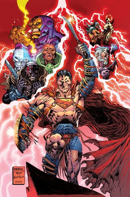 SUPERMAN WARWORLD APOCALYPSE #1 – ( One Shot ) Cvr B Mario Fox Foccillo Card Stock Variant Cover