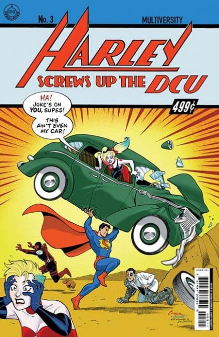Cover Art für MULTIVERSITY HARLEY SCREWS UP THE DCU
