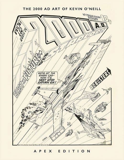 Cover Art for 2000 AD ART OF KEVIN O`NEILL APEX EDITION HC