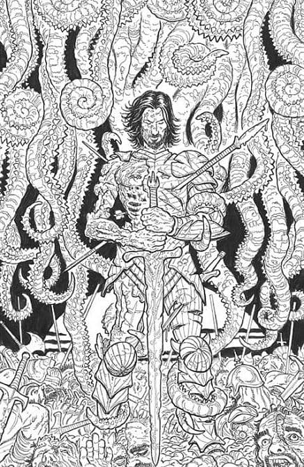 Cover Art for BRZRKR POETRY OF MADNESS