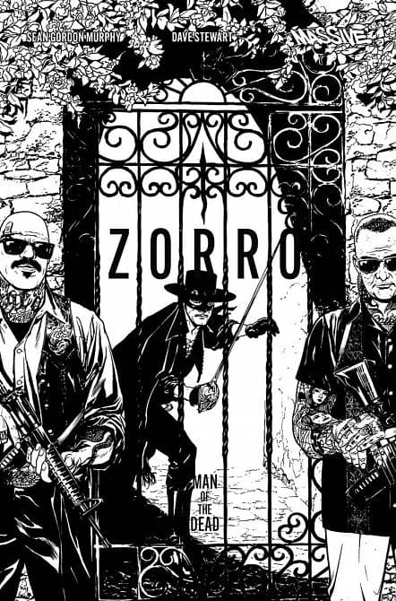 Cover Art for ZORRO MAN OF THE DEAD