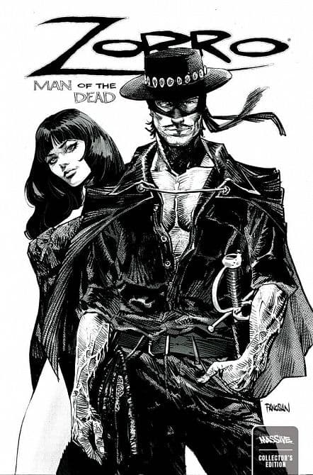Cover Art for ZORRO MAN OF THE DEAD