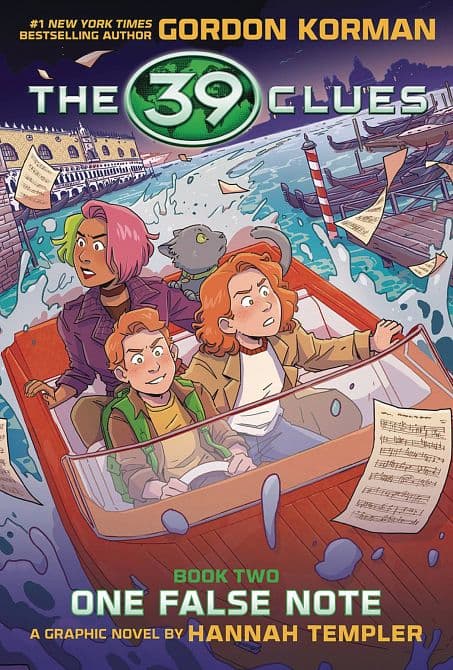 Cover Art for 39 CLUES HC GN VOL 02 ONE FALSE NOTE