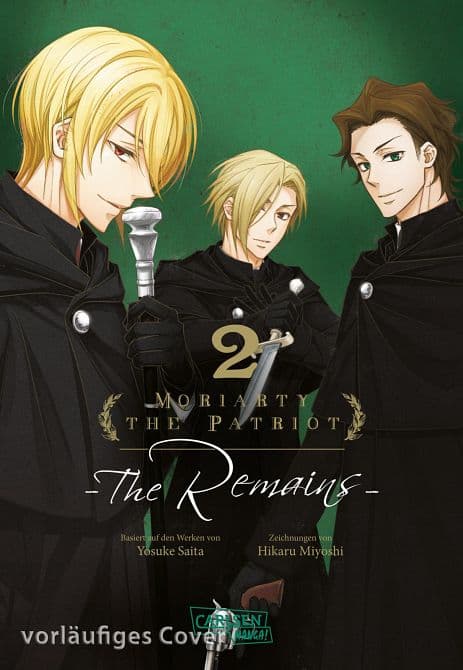 Cover von MORIARTY THE PATRIOT: THE REMAINS #2