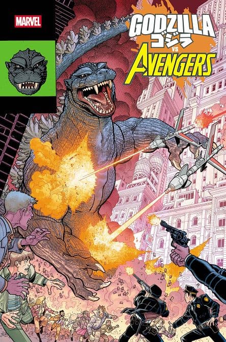 GODZILLA VS AVENGERS #1 – Nick Bradshaw Monster Homage Variant Cover
