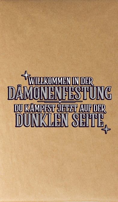 Cover von WILLKOMMEN IN DER DÄMONENFESTUNG-DU KÄMPFST JETZT AUF DER DUNKLEN SEITE #10