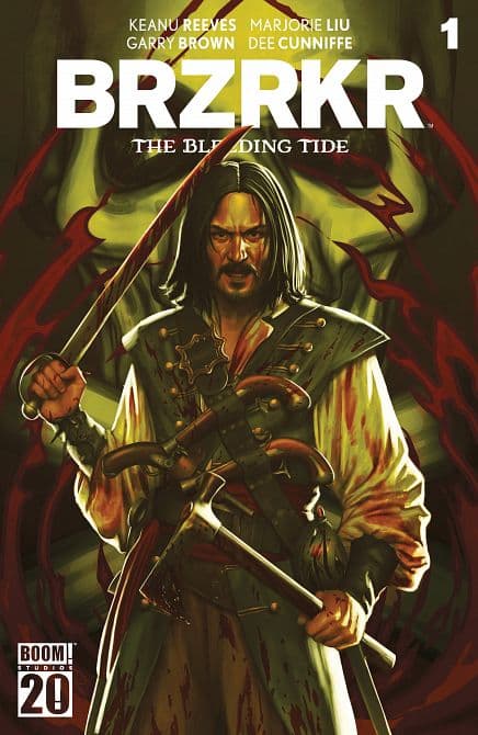 BRZRKR THE BLEEDING TIDE #1 – E Variant ( Dressed, Foil, Puebla ) Cover