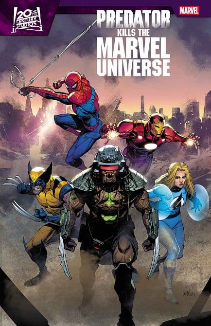 Cover Art für PREDATOR KILLS THE MARVEL UNIVERSE