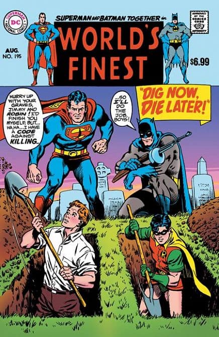 Cover Art for WORLDS FINEST COMICS FACSIMILE EDITION