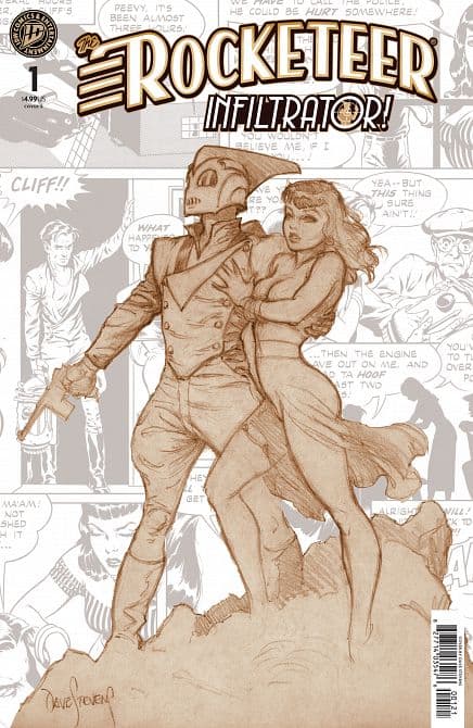 ROCKETEER INFILTRATOR! #1 – Variant B ( Stevens ) Cover