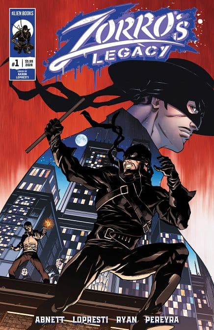 Cover Art for ZORRO'S LEGACY