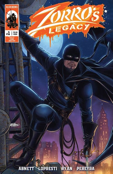 Cover Art for ZORRO'S LEGACY