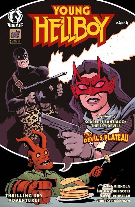 Cover Art für YOUNG HELLBOY THRILLING SKY ADVENTURES