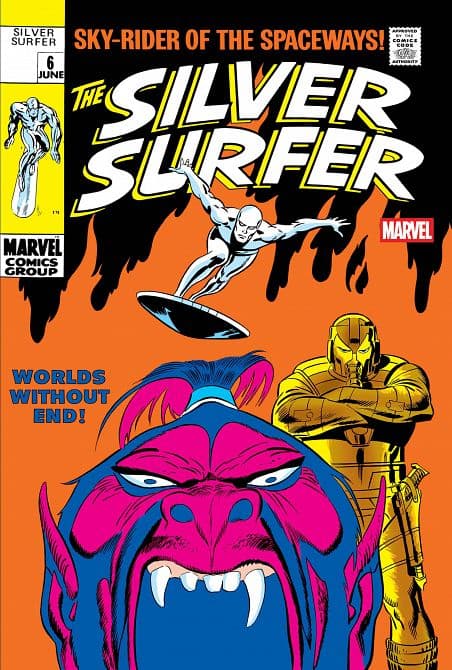 Cover Art for SILVER SURFER FACSIMILE EDITION