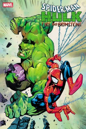 Cover Art for SPIDER-MAN/HULK FIRE AND BRIMSTONE