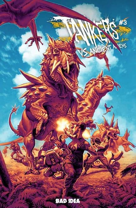 Cover Art for TANKERS VS ANCIENT ALIENS