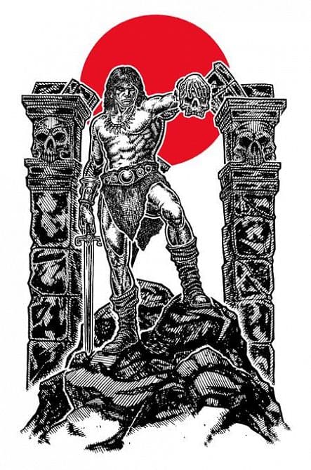 CONAN THE BARBARIAN TIDES OF THE TYRANT KING #2 – Cvr F Micah Ulrich Virgin Foil Variant Cover
