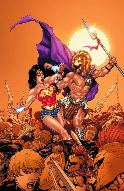 Cover Art for WONDER WOMAN RISE OF THE OLYMPIAN HC