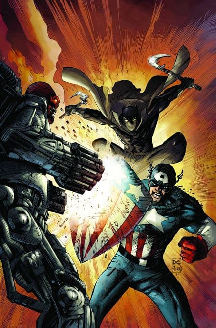 Cover von CAPTAIN AMERICA BLACK PANTHER FLAGS OF FATHERS #4