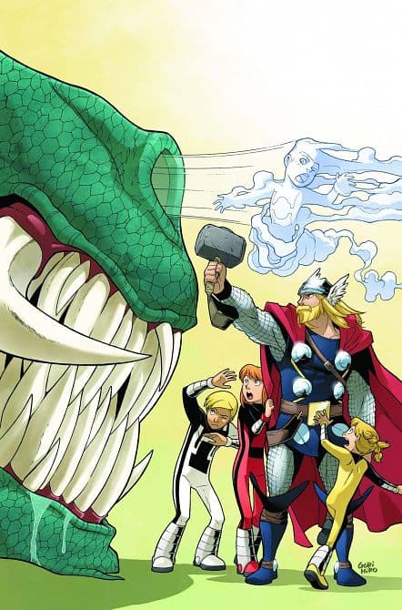 Cover von THOR AND WARRIORS FOUR #4