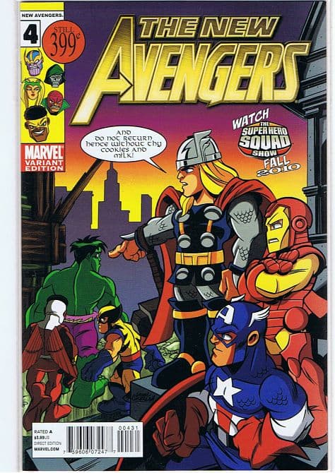 Cover Art for NEW AVENGERS ( 2010-2012 )